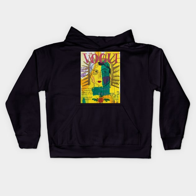 VOGUE Kids Hoodie by Basquiat